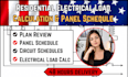 do residential electrical load calculation and panel schedule