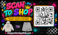 design a professional modern business card with qr code