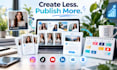 repurpose your content into social posts, scripts and emails