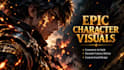 create cinematic dark anime intro trailer and title animation