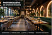 design a modern cafe or restaurant interior in 3d