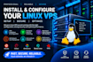 install linux, configure and secure your linux vps server
