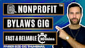 draft your nonprofit bylaws and formation documents