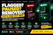 audit and fix a flagged or removed release from bot streaming