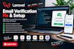 fix laravel email verification SMTP mail and email delivery issues