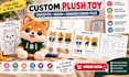 create custom plush toy prototype custom plush design and manufacturing files