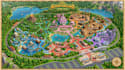 create an illustrated attraction map theme park map zoo map amusement park
