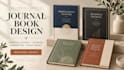 do journal design, planner design, workbook design and KDP interior design