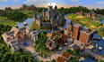 build minecraft city map, survival, creative minecraft builds castle hub builder