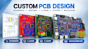 design custom pcb, schematic, layout, routing, gerber and bom files