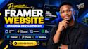 design responsive framer website, framer landing page, framer website design