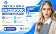 do facebook business page create and setup social media account optimization