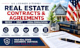review and draft real estate contracts and agreements