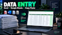 do data entry, web research and virtual assistant tasks