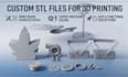 design 3d printable stl models for 3d printing and prototyping