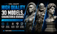 design custom 3d printable character models