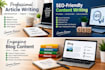 write SEO friendly articles and blog posts