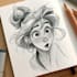 draw an illustration in disney pixar style
