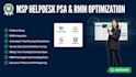 optimize msp helpdesk psa and rmm tools connectwise halopsa syncro and ninjaone