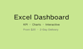 create excel dashboard with KPI charts and data visualization