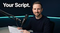 record a voiceover from your script