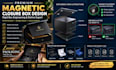 premium magnetic closure box design rigid box engineering dieline expert