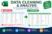 format and analyze excel or CSV data