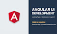 create a modern responsive angular website