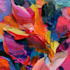create modern abstract digital art paintings