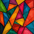 create abstract geometric digital art