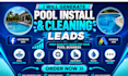 generate pool installation and cleaning leads via facebook and google ads
