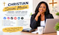 do christain social media manager, content creator, personal virtual assistant