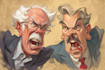create a distinctive political cartoon