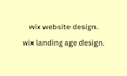 wix website design, wix website redesign, edit wix website