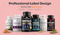 create product label design, label packaging design, product label packaging