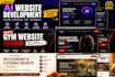 build a professional ai website using emergent or durable