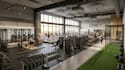 create 3d gym design, 3d gym interior equipment with 3d rendering