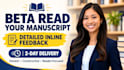 beta read your manuscript with detailed inline feedback