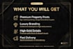 design luxury real estate posts, flyers and ads