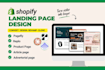 design shopify landing page single product page pagefly replo gempages zipify