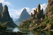 do fantasy landscape illustrations