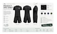 design activewear techpack  sportswear design streetwear tech pack