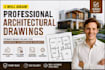 do architectural drawing 2d floor plan autocad permit florida georgia california