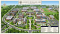 create custom campus map, university map, wayfinding map, farm and site plan