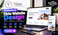 design or redesign your professional tilda website
