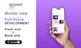 do full stack development as full stack web developer, front end web developer