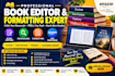 ebook ghostwriter, formatting developmental book editing lulu direct amazon kdp