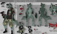 create furry character, fursona, oc and reference sheet