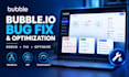 fix bubble bug bubble website issue bubble mobile app optimize bubble io web app