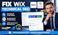 fix wix indexing issues, wix schema errors and setup search console and json ld